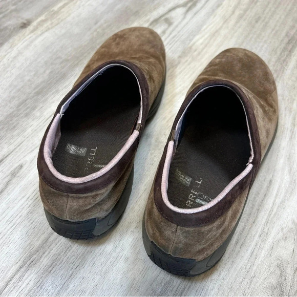 Merrell Encore Slip-on Clog Mule Hikers Adam’s Dark Earth Suede / Women’s Size 8 - Picture 6 of 10